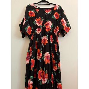 *3 for $10* tropical floral maxi dress